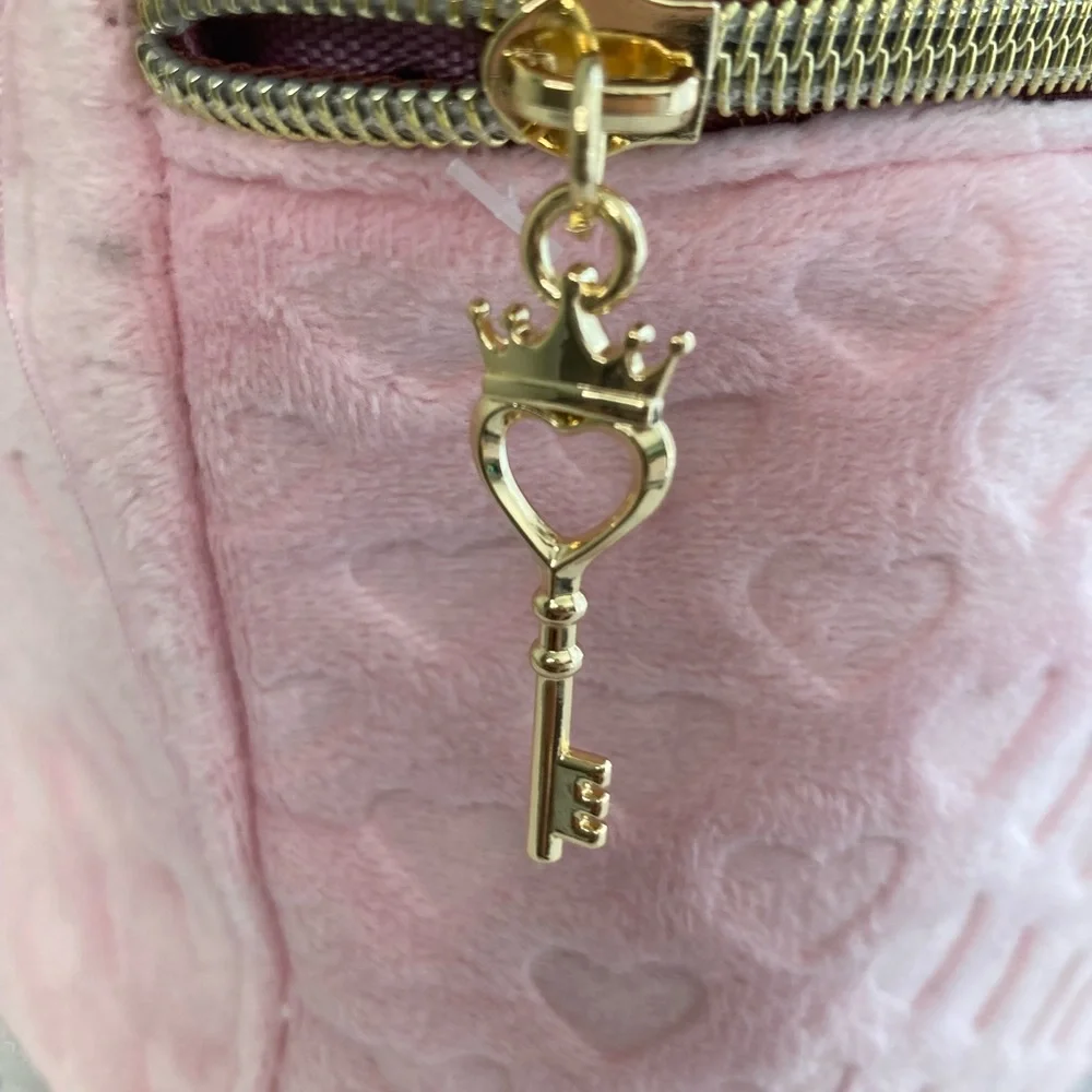 Juicy Couture Pink Cosmetic Travel Case with Bottle